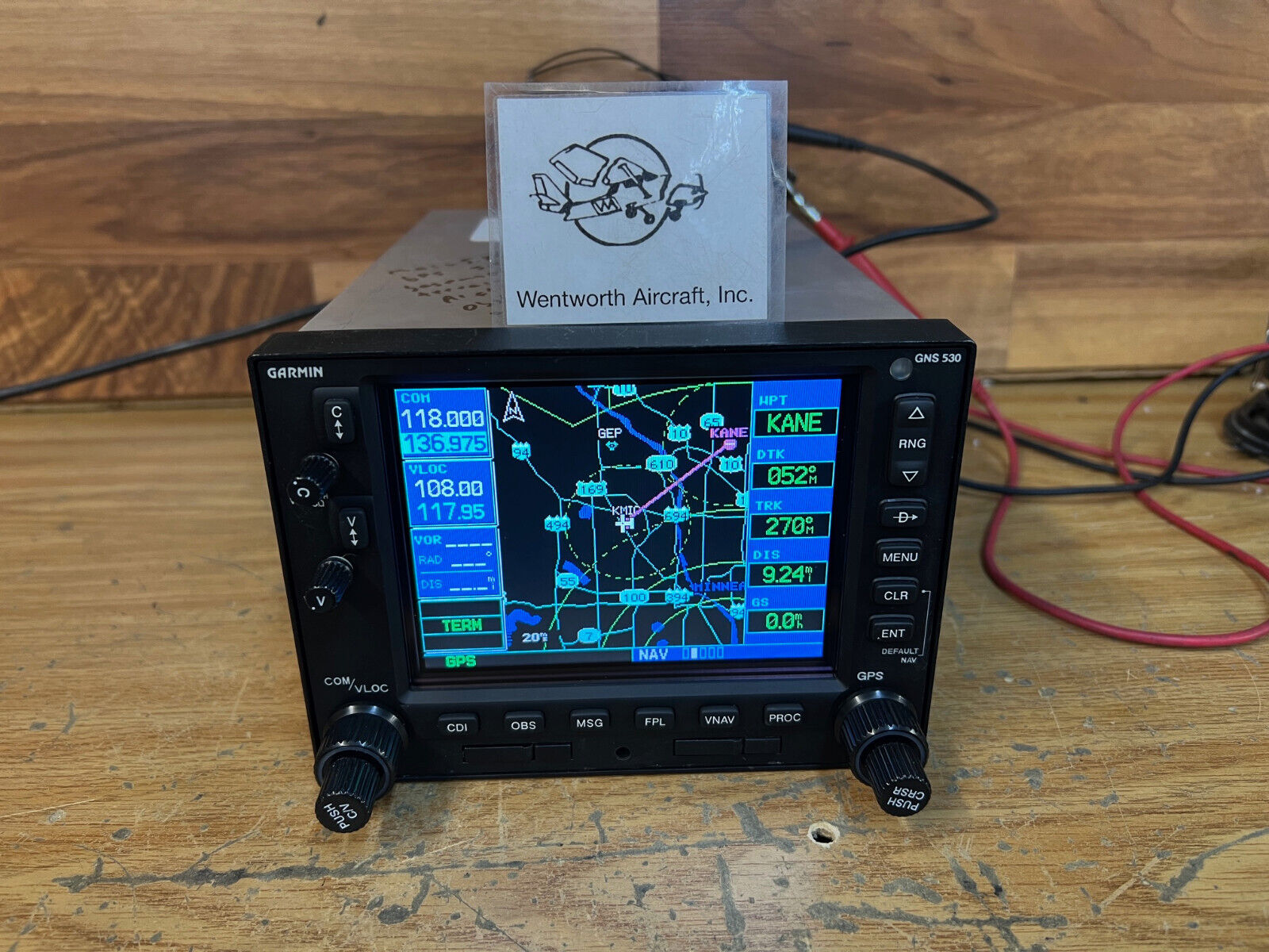 GARMIN GNS530W WAAS GPS W/TERRAIN & 81303 Wentworth Aircraft